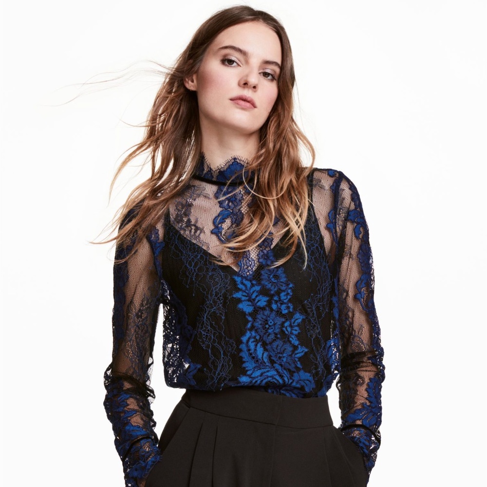 NWOT H&M Lace Blouse